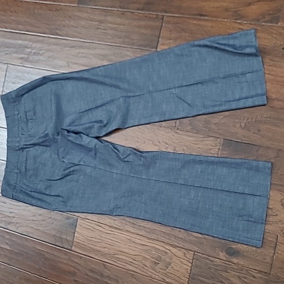LOFT Charcoal Greyish Blue colored "Julie" Trousers with a sleek design size 8 - Picture 2 of 11